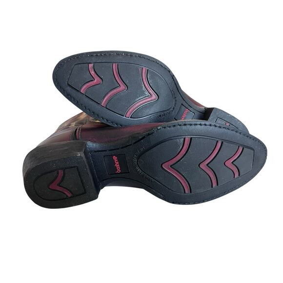 Laredo Burgundy Western Cowboy Boots Pointed Toe Men's US 11 D Style 68458 - Picture 6 of 9